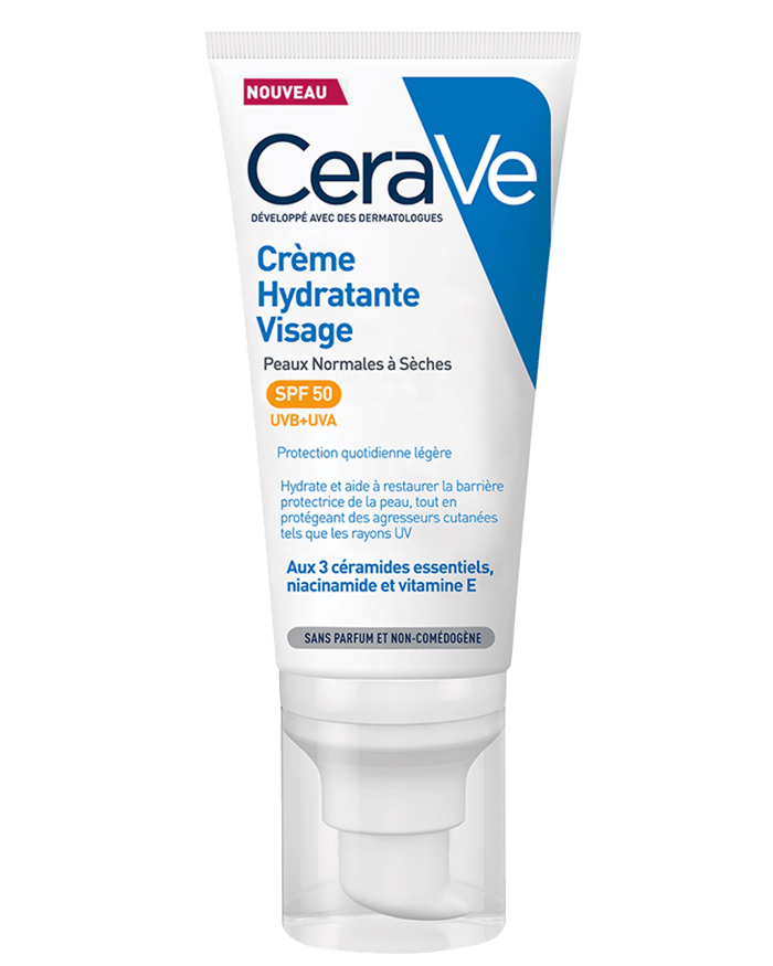 Crème Hydratante Visage SPF50